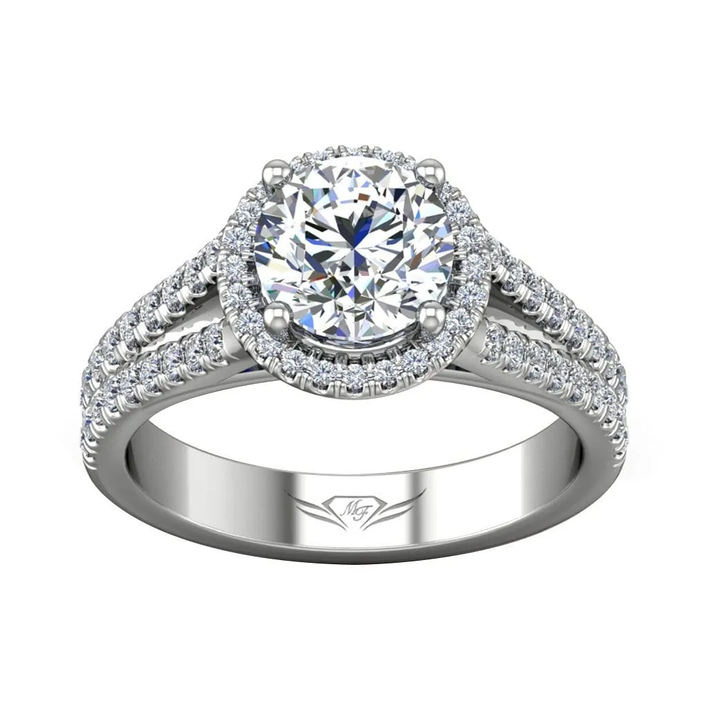 Micropave Engagement Ring