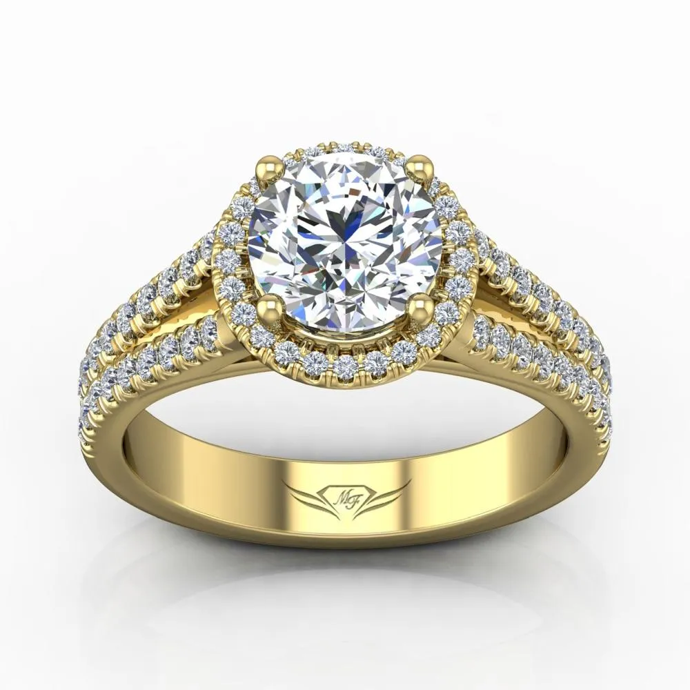 Micropave Engagement Ring