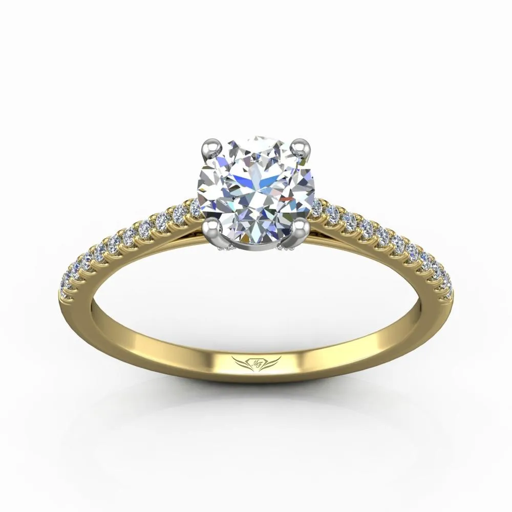 Micropave Engagement Ring