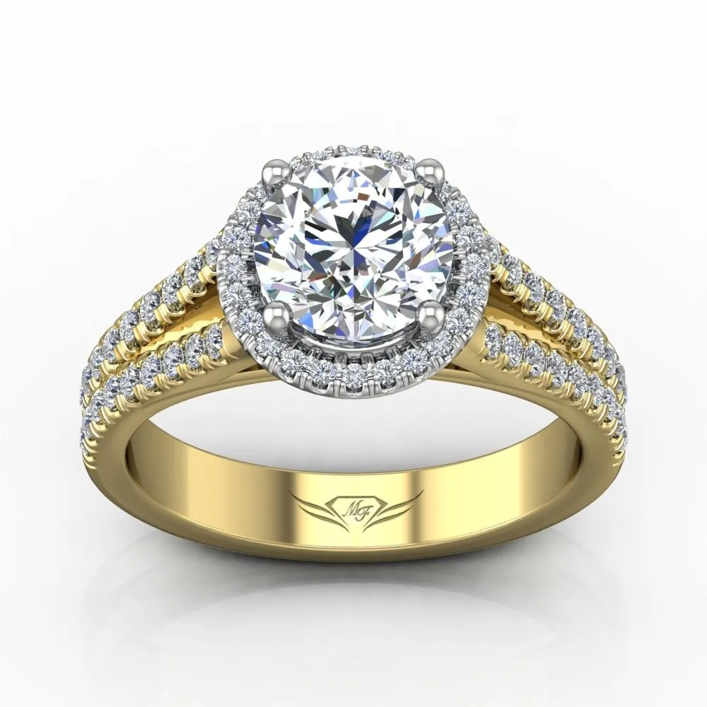 Micropave Engagement Ring