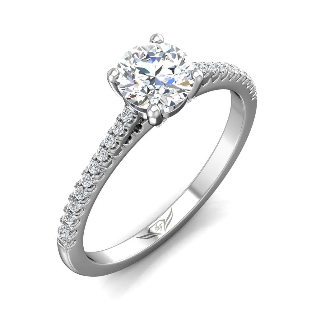 Micropave Engagement Ring