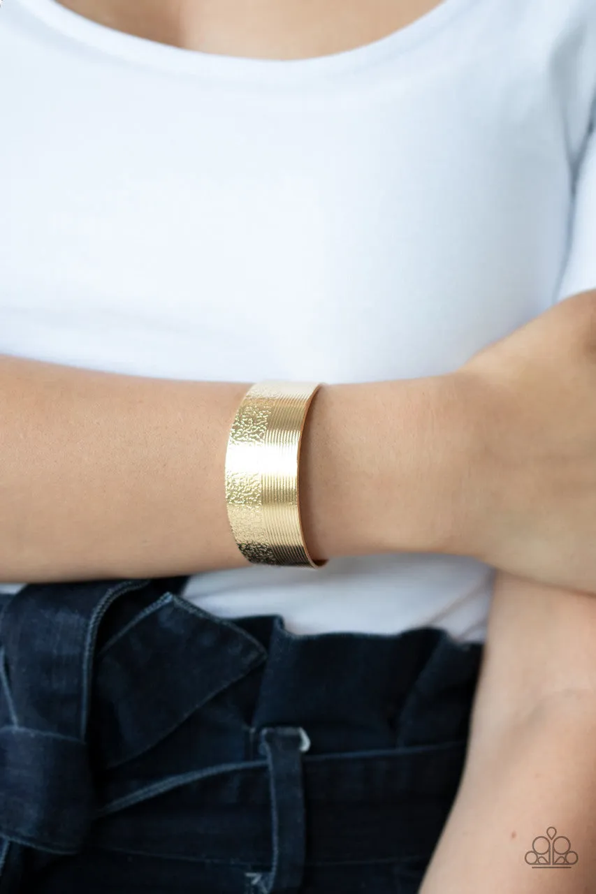 Mixed Vibes Gold Paparazzi Bracelet