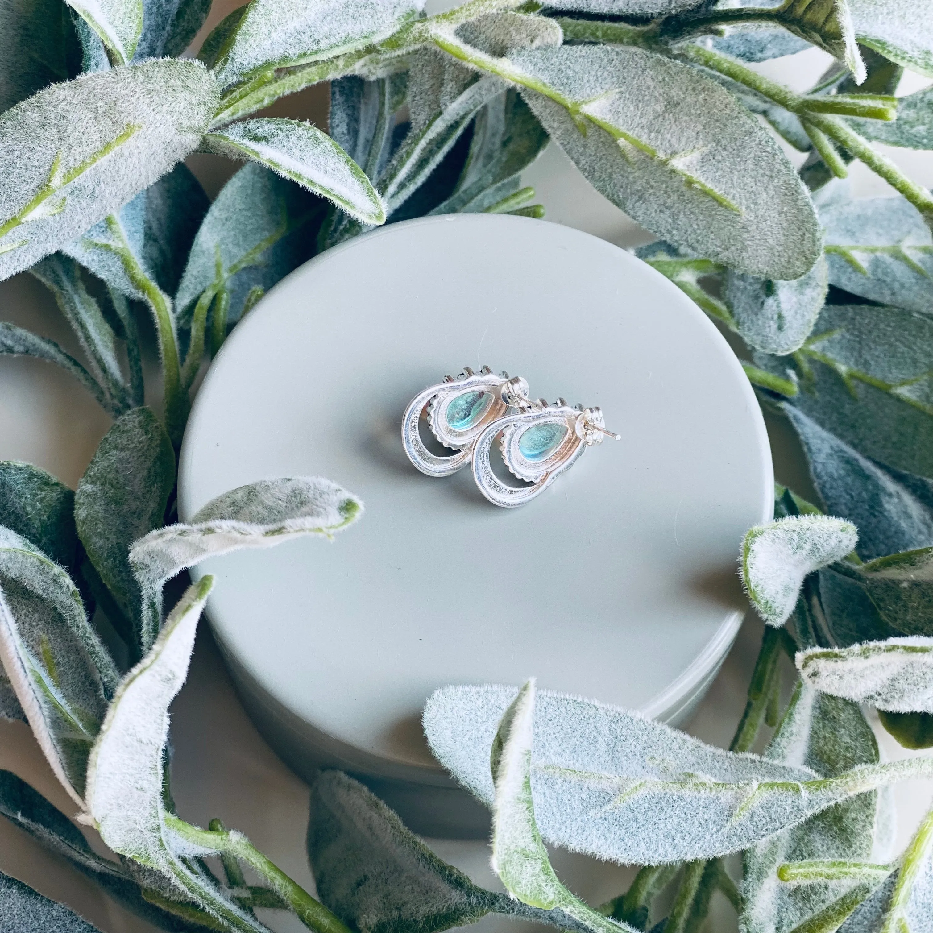 Moon Bliss Pear Shaped Earrings