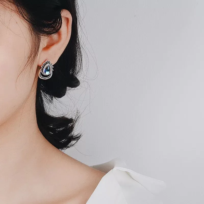 Moon Bliss Pear Shaped Earrings