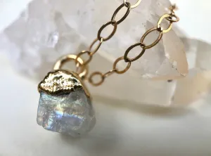 Moonstone Drop Necklace