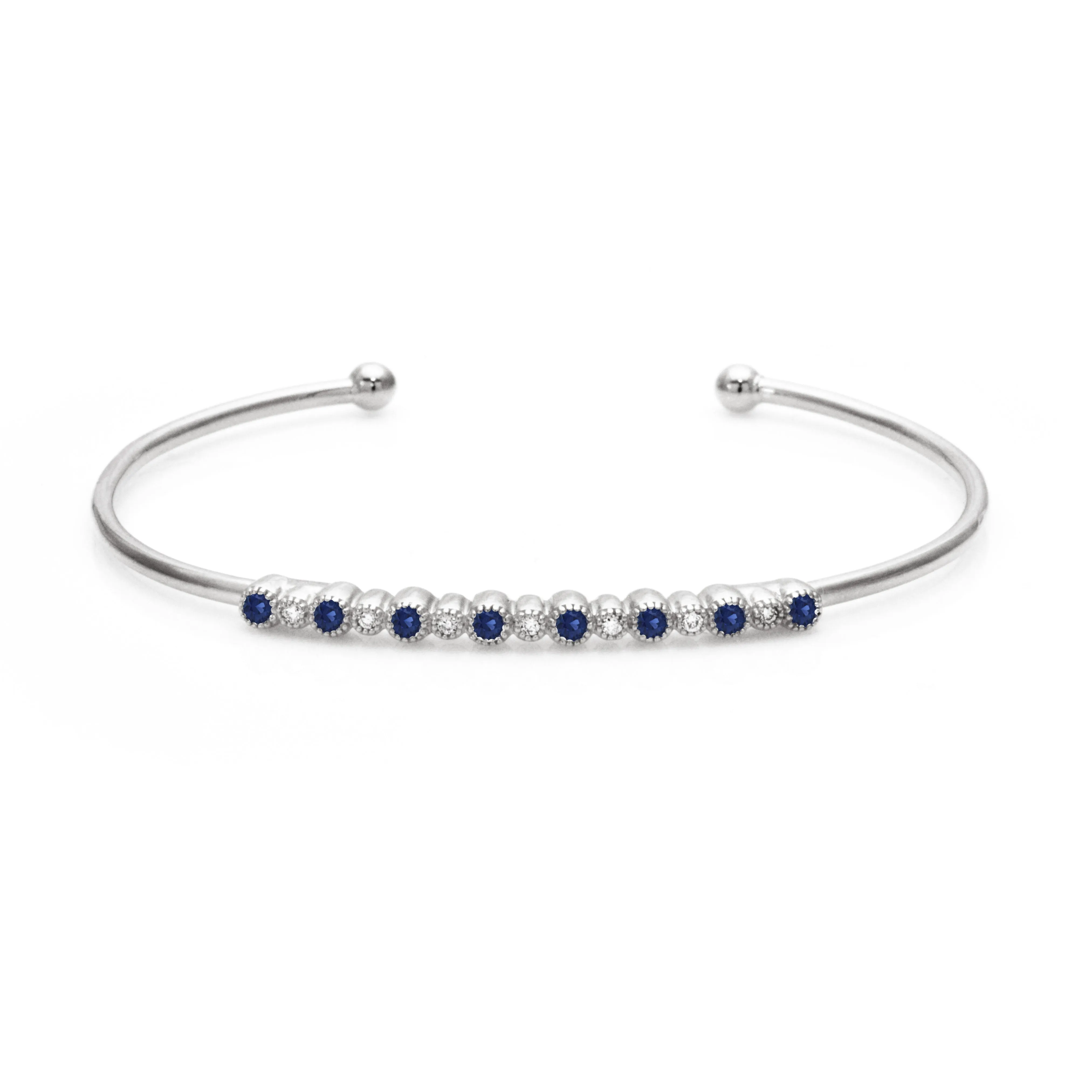 My Story Sapphire and Diamond Cuff