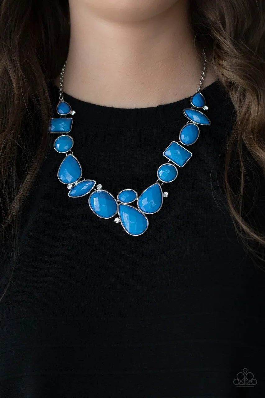 Mystical Mirage Blue Paparazzi Necklace