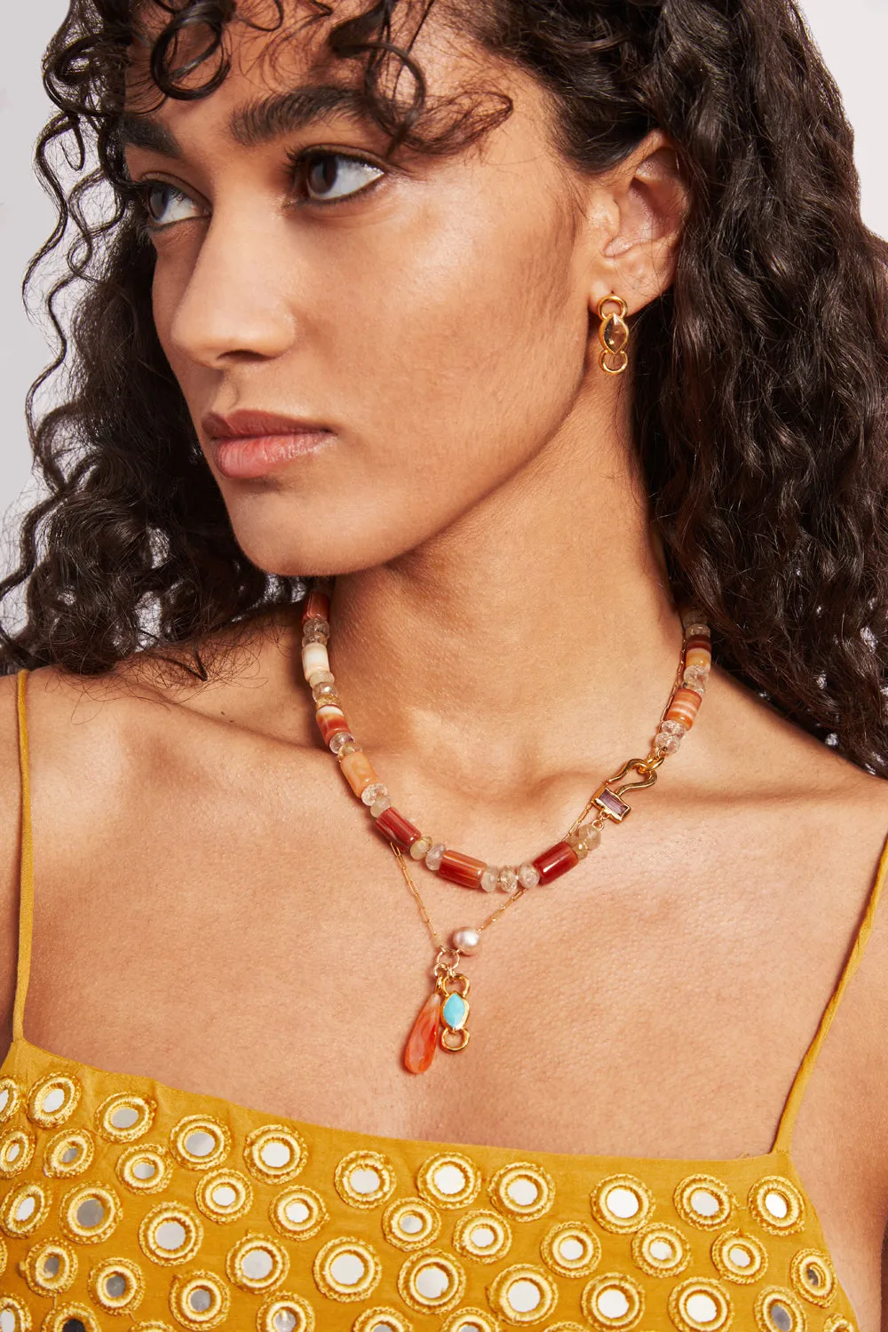 NG-14884LQ- Beaded Necklace