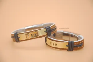 No. B02C | Grace Bracelet Set (Cowhide Lined Interior)