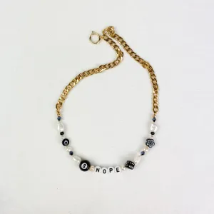 Nope 8 Ball Necklace
