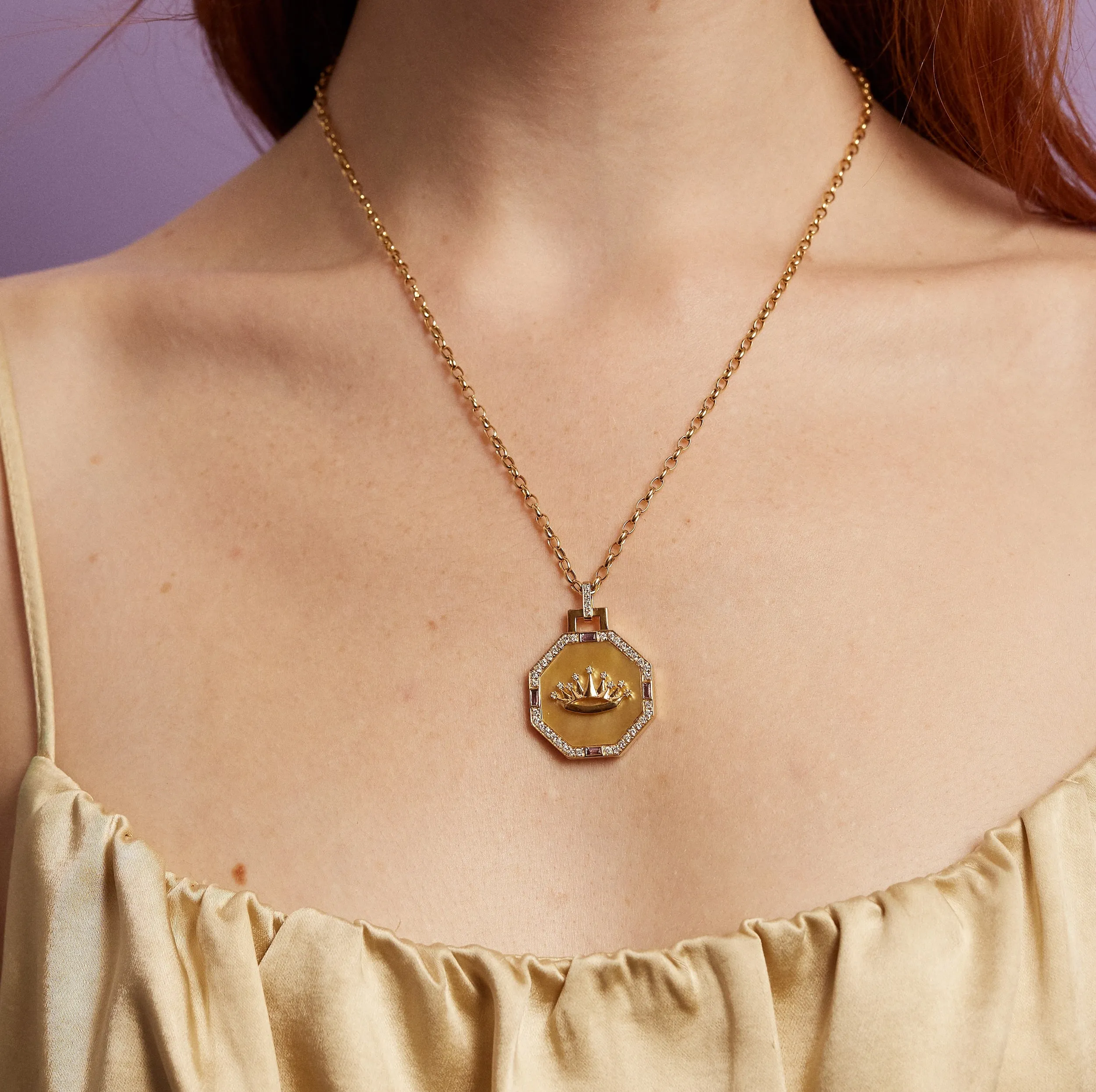 Octagonal Empress Pendant