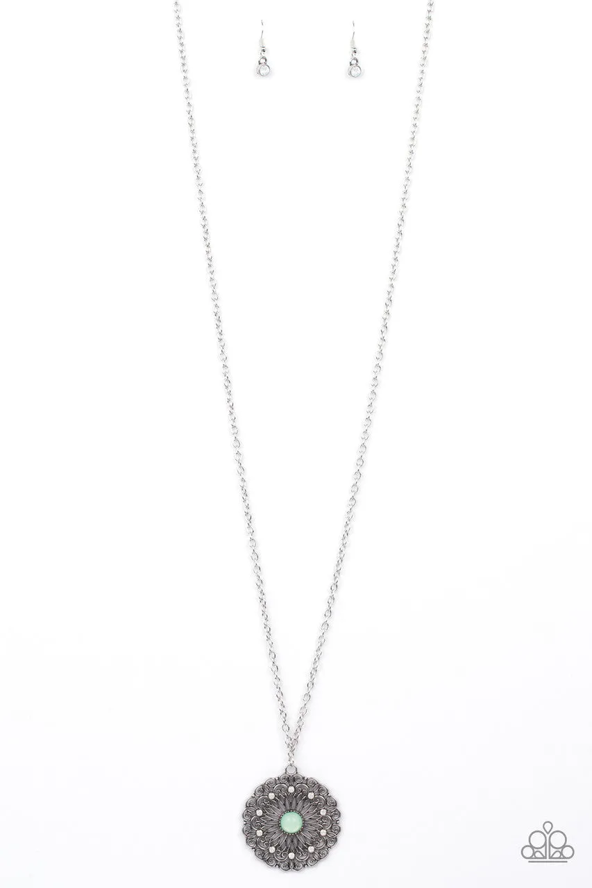 Opal Gardens Green Paparazzi Necklace