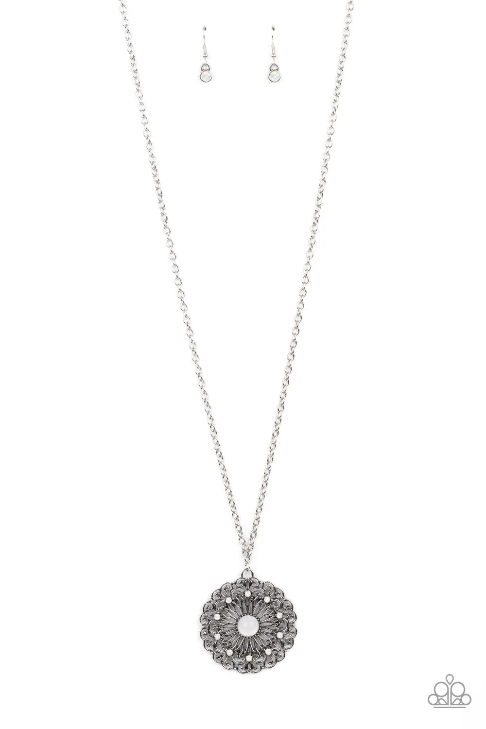 Opal Gardens White Necklace