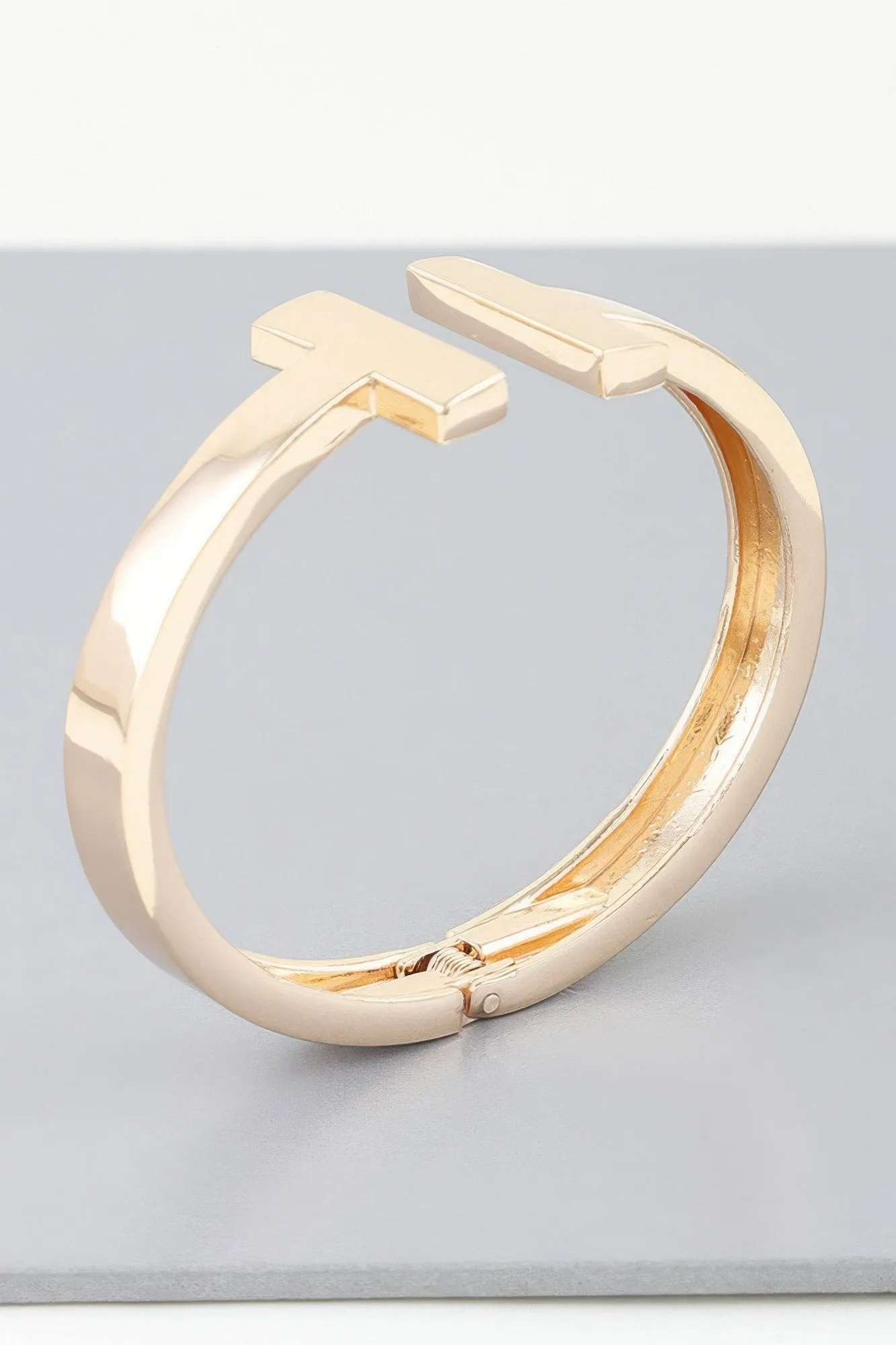 Open Pillar Cuff Bracelet