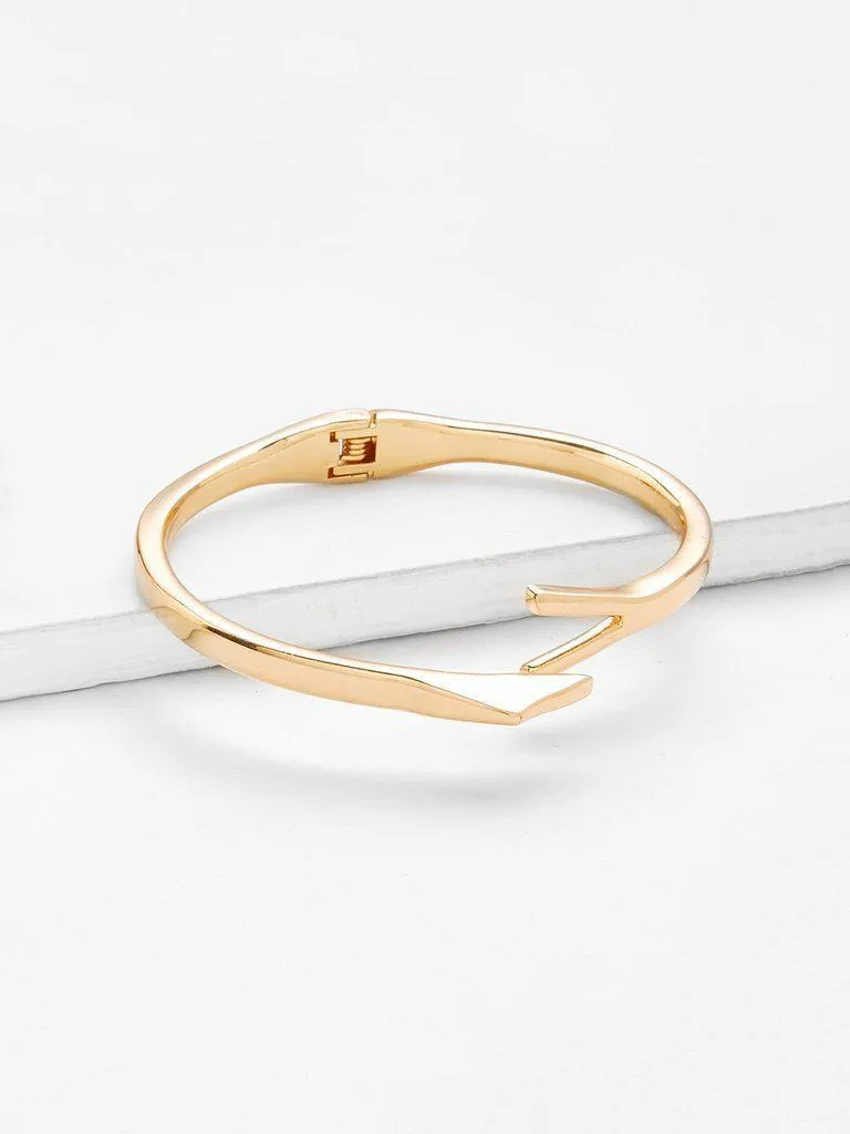 Open Spring Cuff Bangle