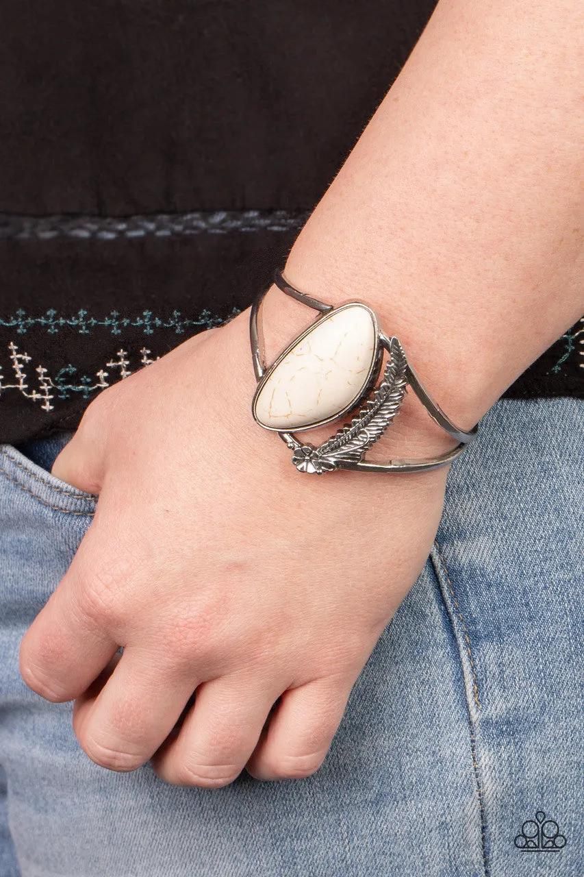 Out in the Wild White Paparazzi Bracelet