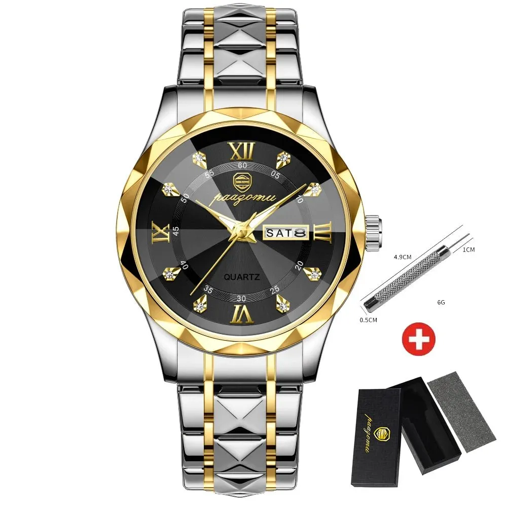 PAAZOMU Luxury Men Watches Business