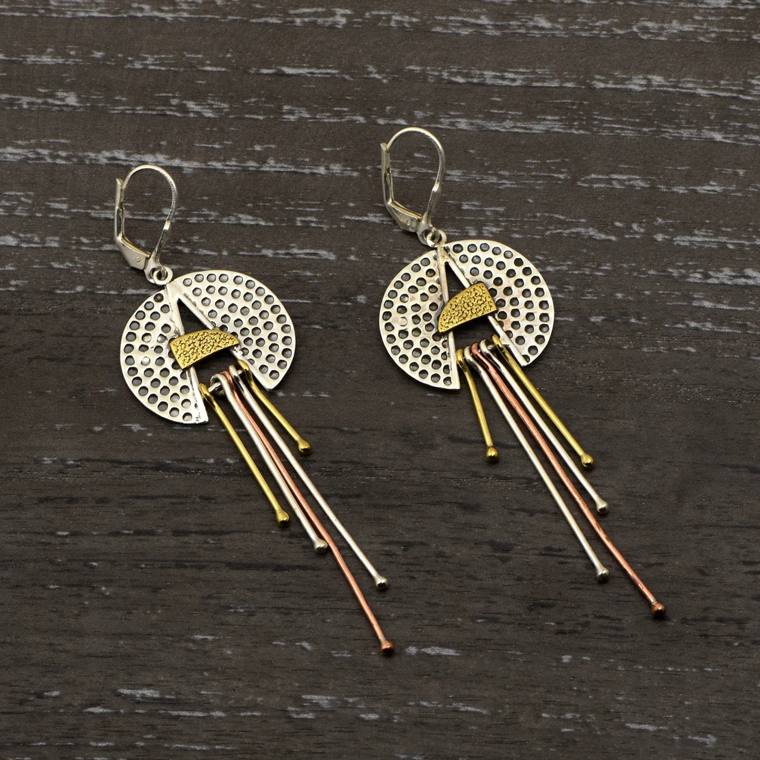 Pac Man Handmade Dangle Earrings