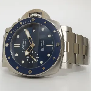 Panerai Submersible Blu Notte Automatic Stainless Steel Blue Dial 42MM PAM01068