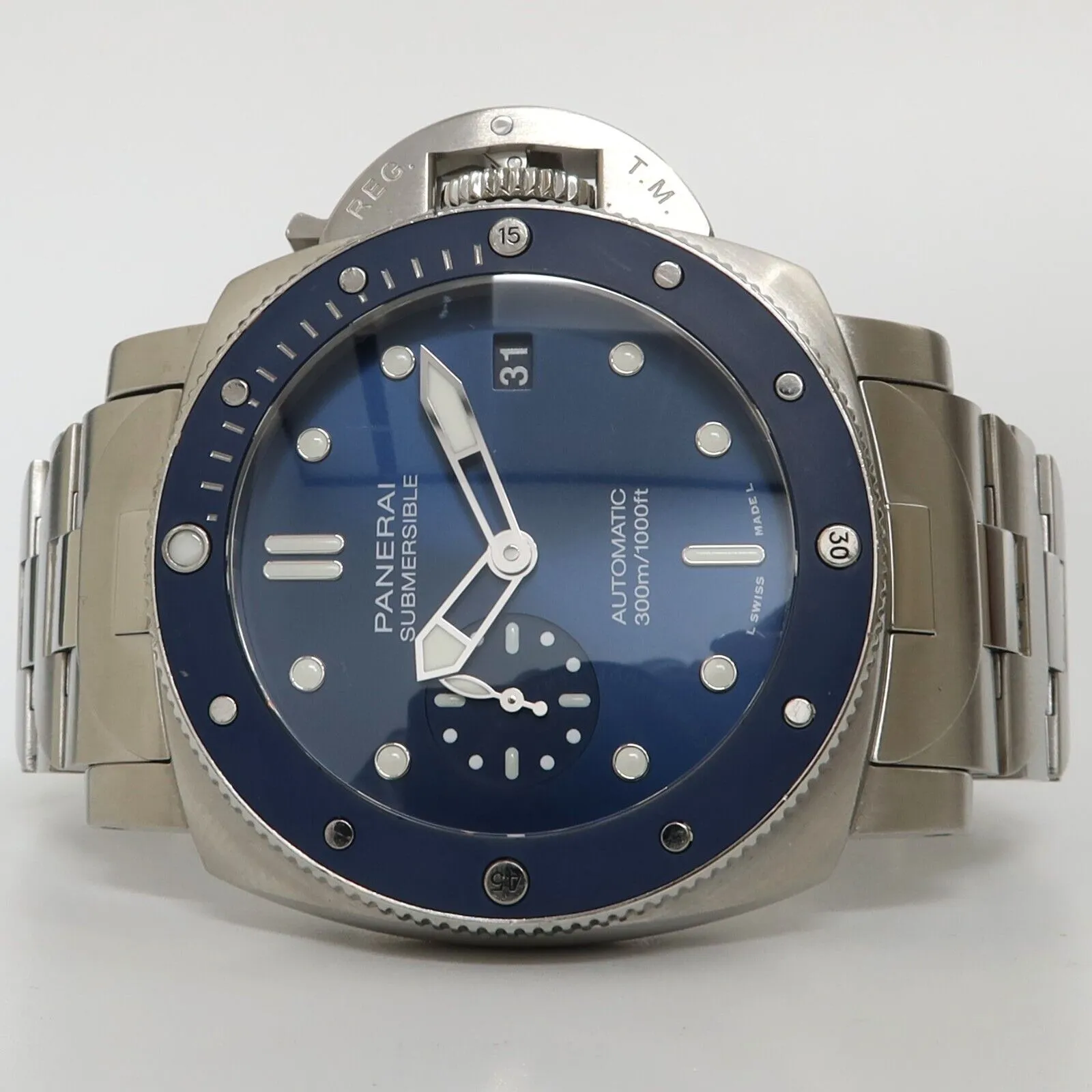 Panerai Submersible Blu Notte Automatic Stainless Steel Blue Dial 42MM PAM01068