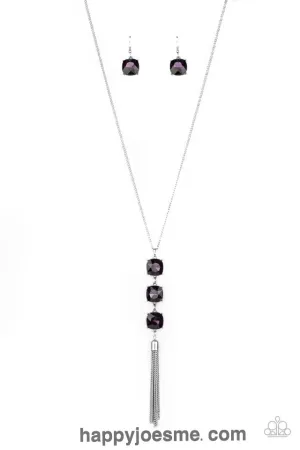 Paparazzi Glow Me Up Money Purple Necklace