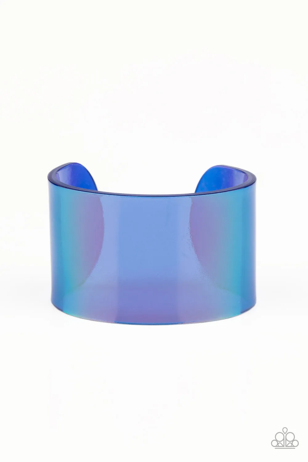 Paparazzi Holographic Aura - Blue Bracelet