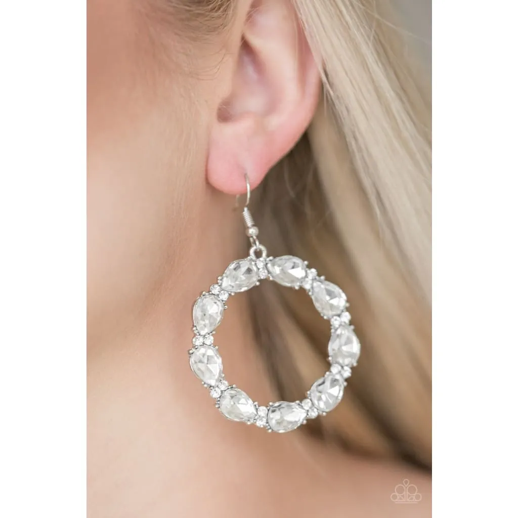 Paparazzi Ring Around The Rhinestones - White