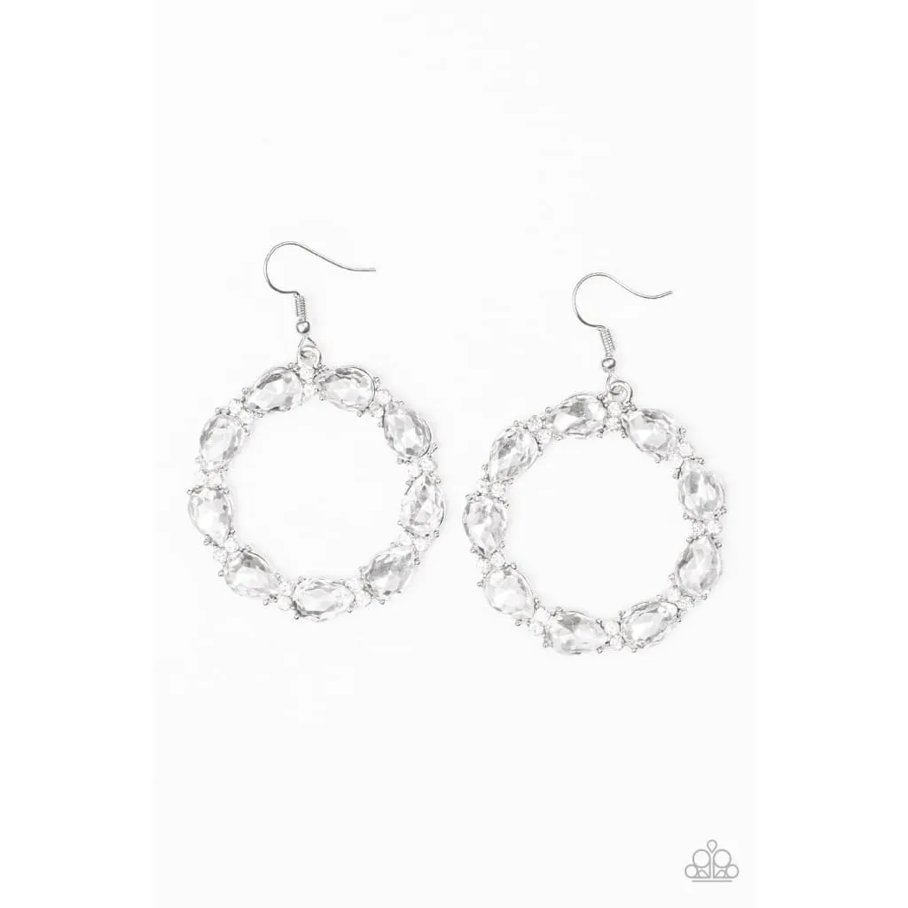 Paparazzi Ring Around The Rhinestones - White