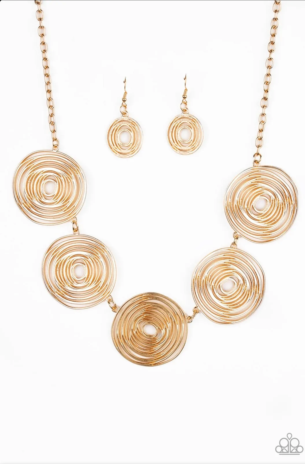 Paparazzi SOL-Mates - Gold Necklace