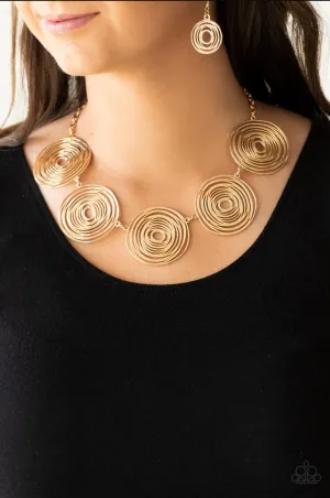 Paparazzi SOL-Mates - Gold Necklace
