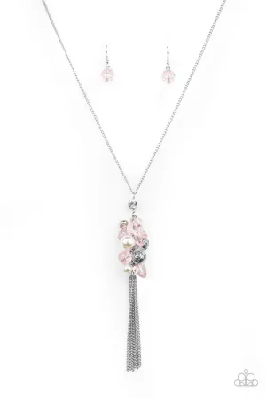 Party Girl Glow Pink Paparazzi Necklace
