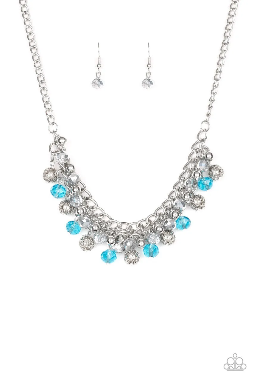 Party Spree Blue Paparazzi Necklace