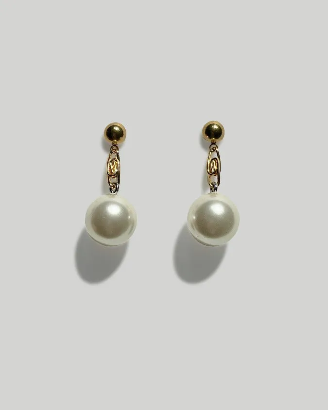 Pearl on Chain Gold Short Ball