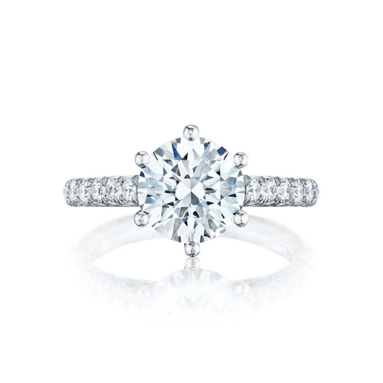 Petite Crescent 18K White Gold Ring