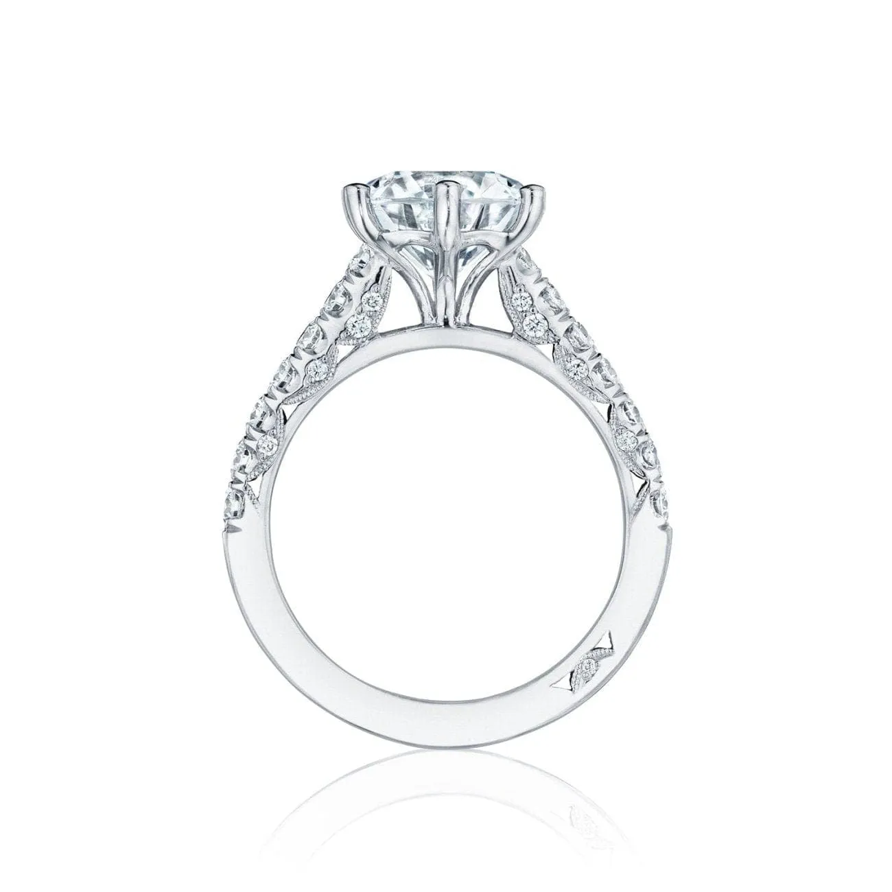 Petite Crescent 18K White Gold Ring