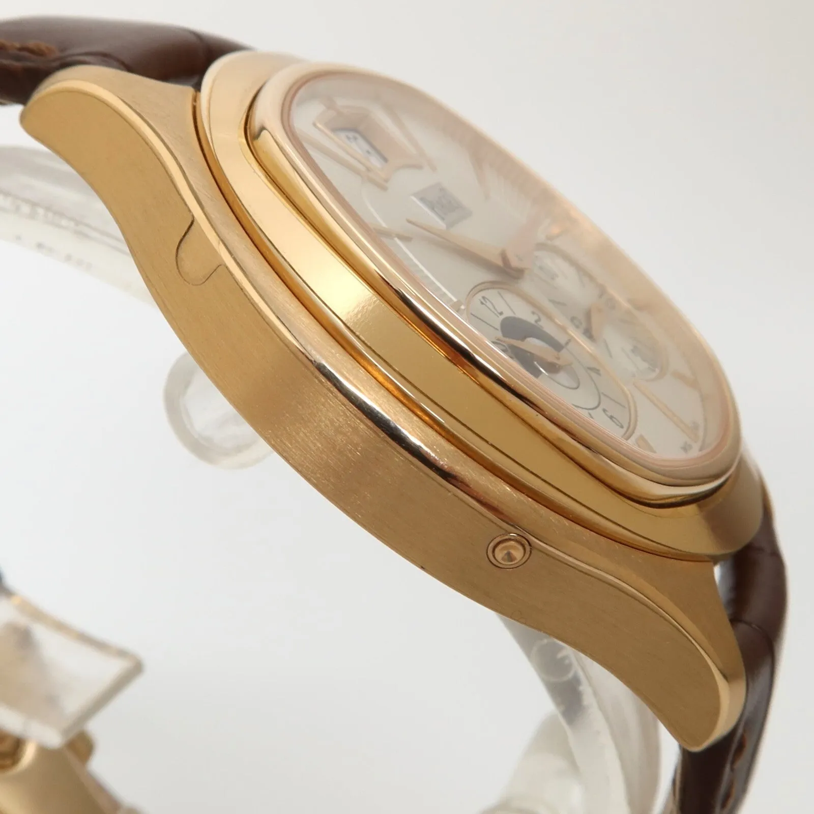 Piaget Emperador Silver Dial Solid 18kt Rose Gold 42MM Automatic GOA32017