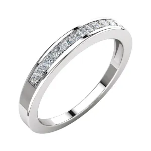 Platinum 1/3 CTW Diamond Anniversary Band Size 5