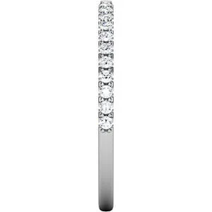 Platinum 1/4 CTW Diamond Band, Size 7