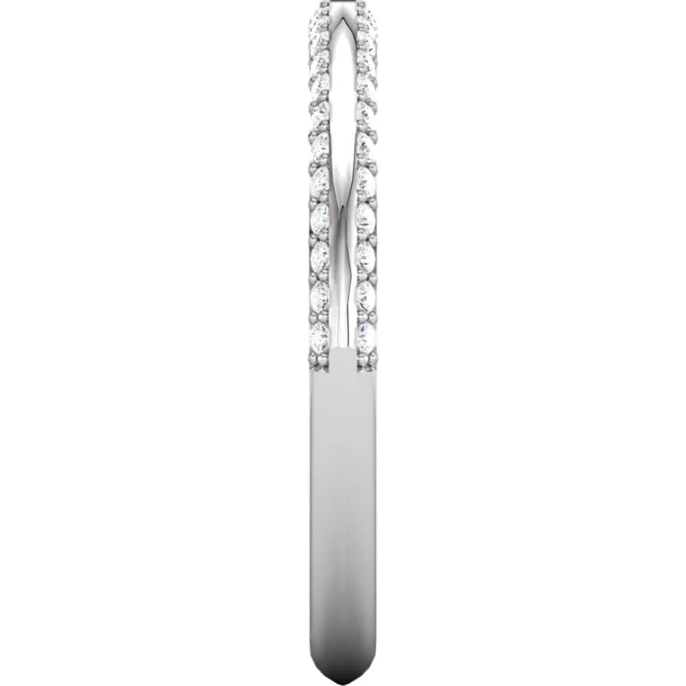 Platinum 1/5 CTW Diamond Band, Size 7