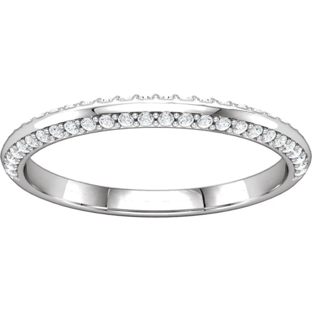 Platinum 1/5 CTW Diamond Band, Size 7