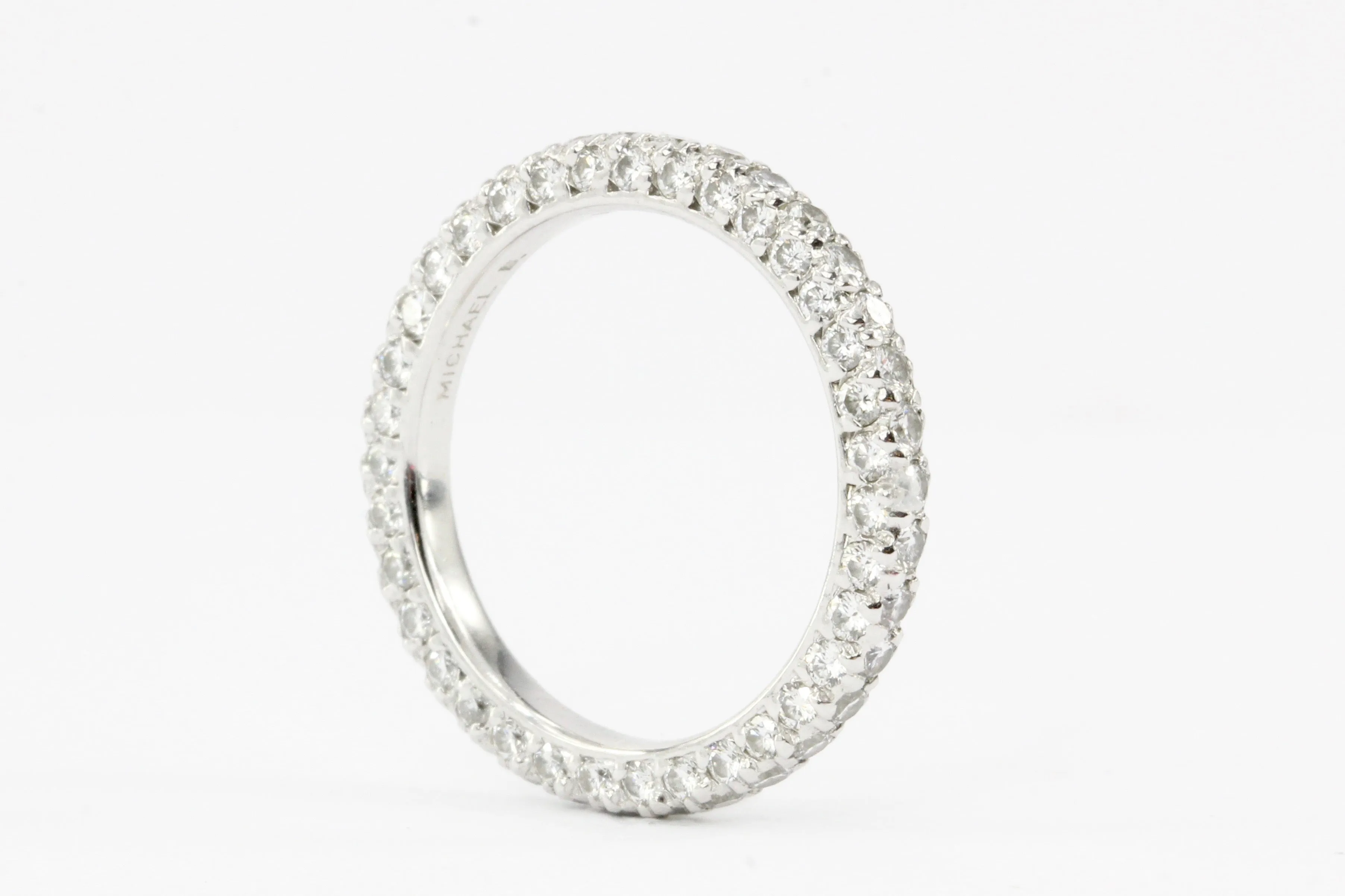 Platinum 1.5CTW Diamond Eternity Band