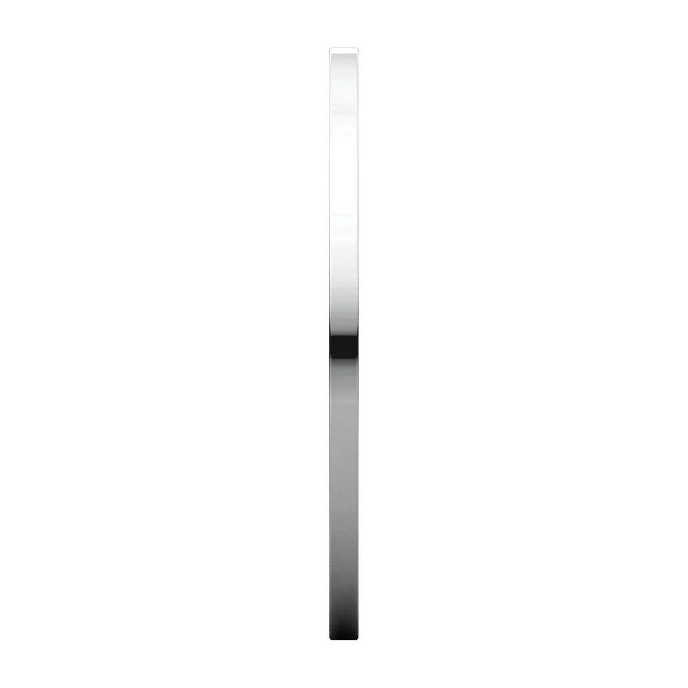 Platinum 1mm Flat Band, Size 7
