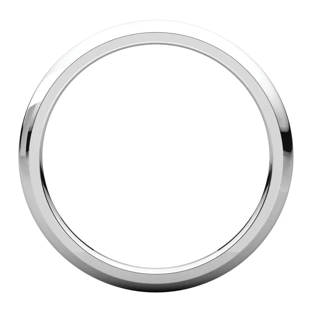 Platinum 2mm Comfort Fit Band, Size 9