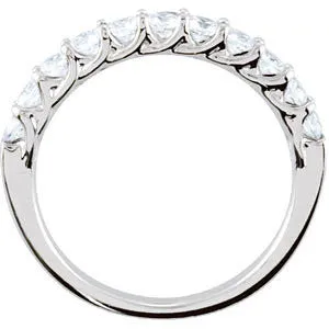 Platinum 3/4 CTW Diamond Band, Size 7