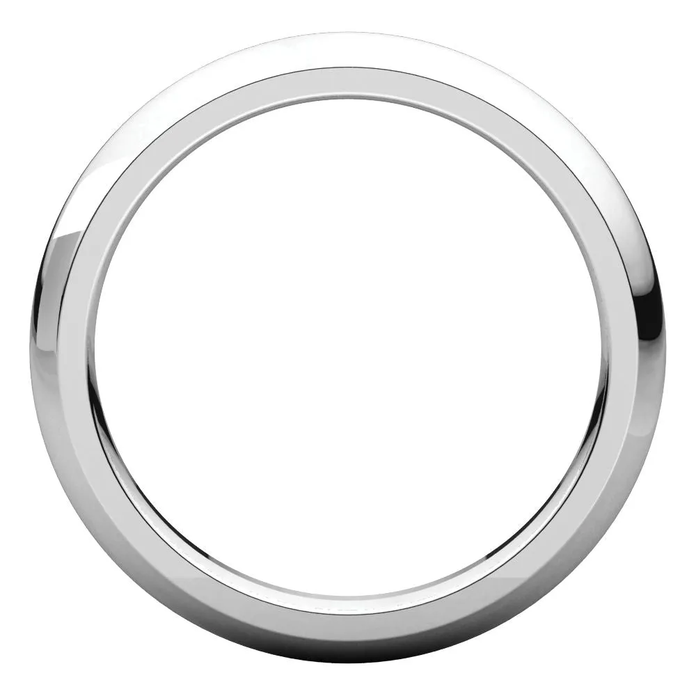 Platinum 3mm Comfort Fit Band, Size 7.5
