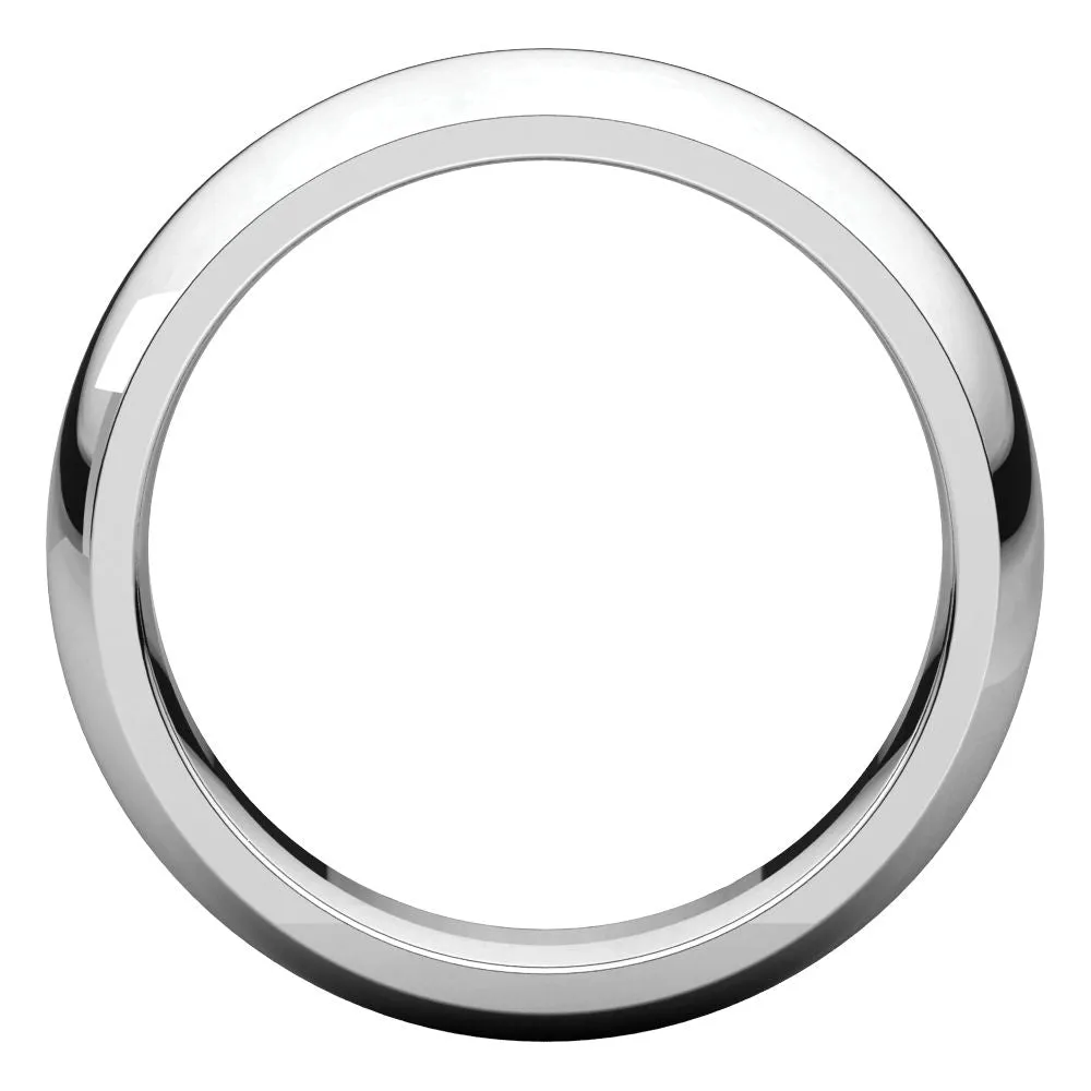 Platinum 6mm Comfort Fit Band, Size 10