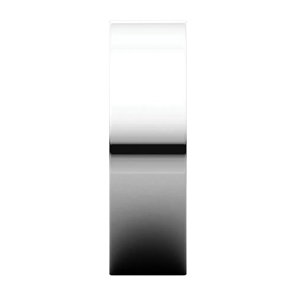 Platinum 6mm Flat Band, Size 7