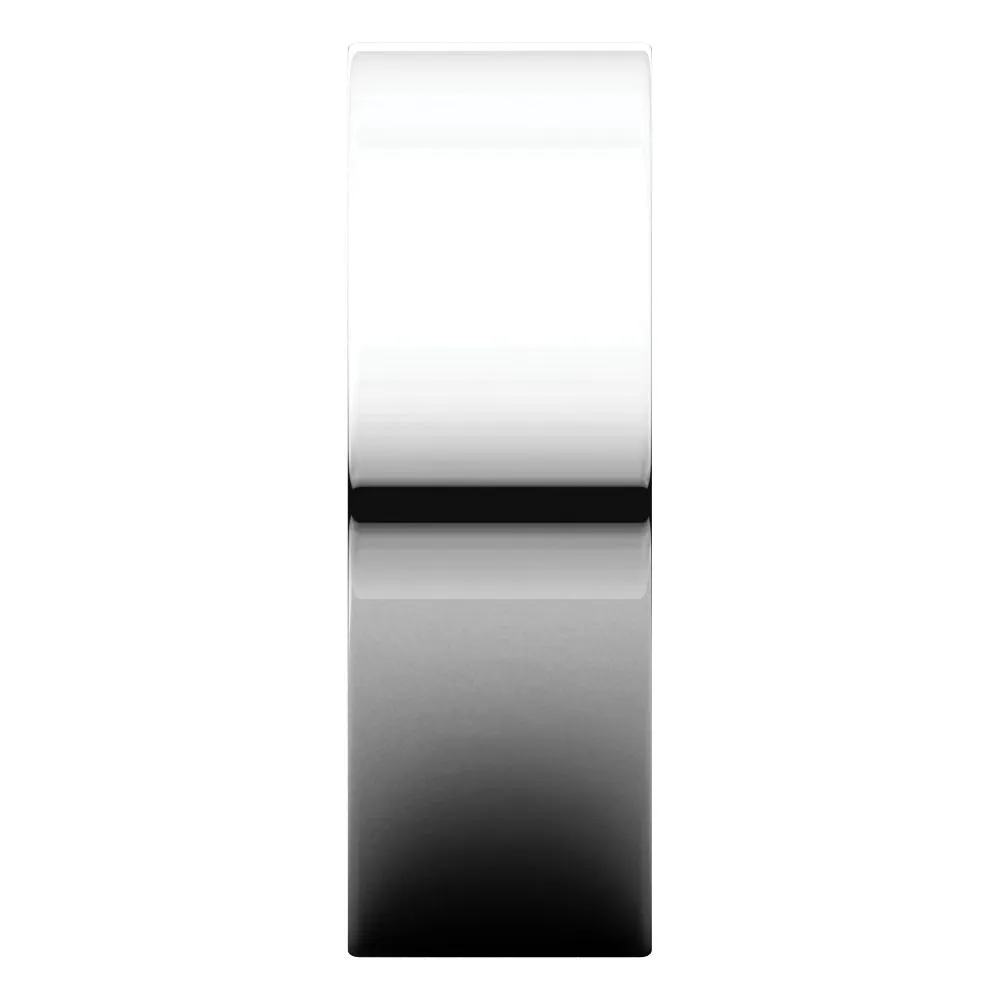 Platinum 7mm Flat Comfort Fit Band, Size 7