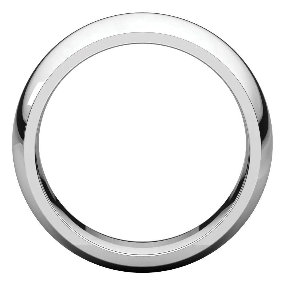 Platinum 8mm Comfort Fit Band, Size 8