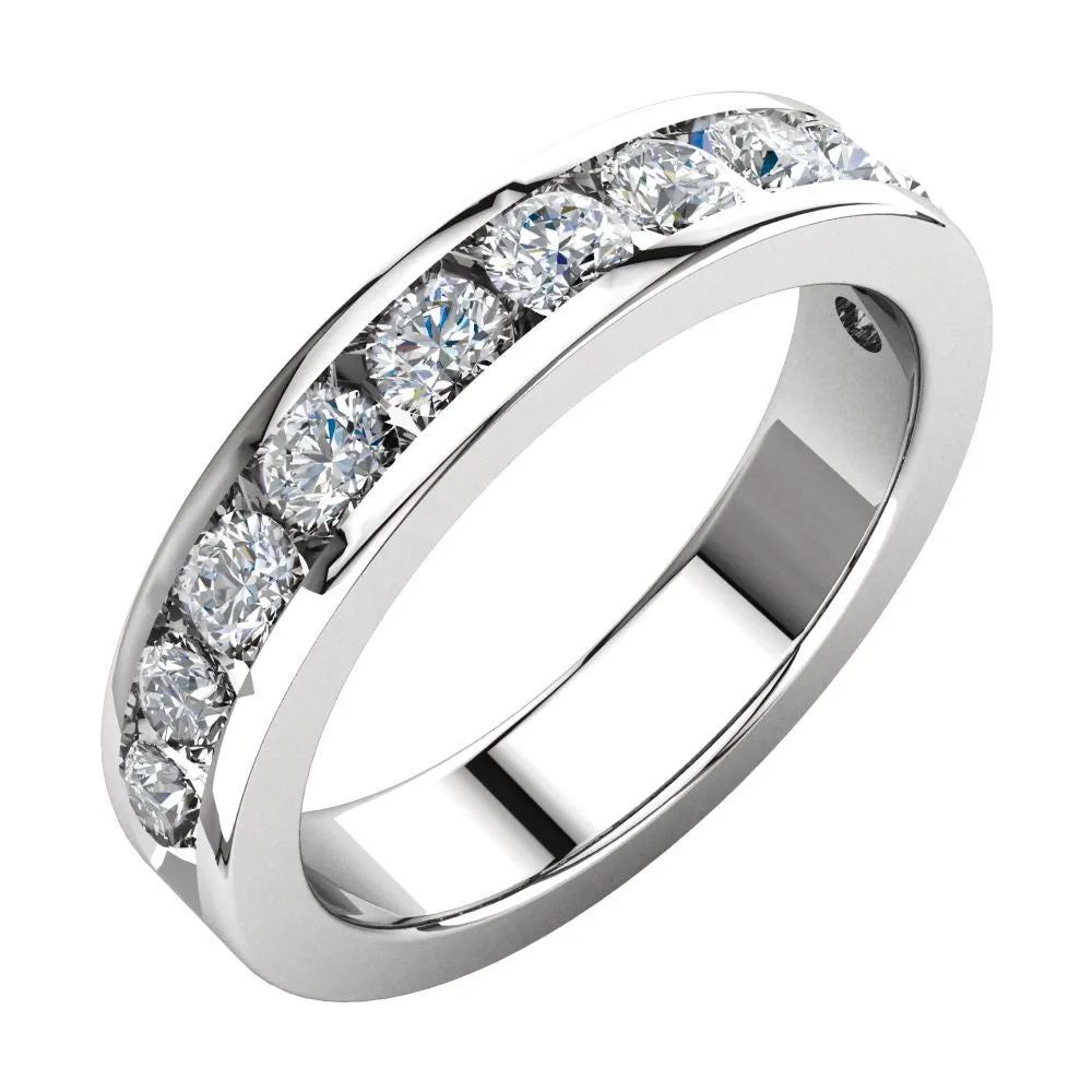 Platinum Anniversary Band, Size 6